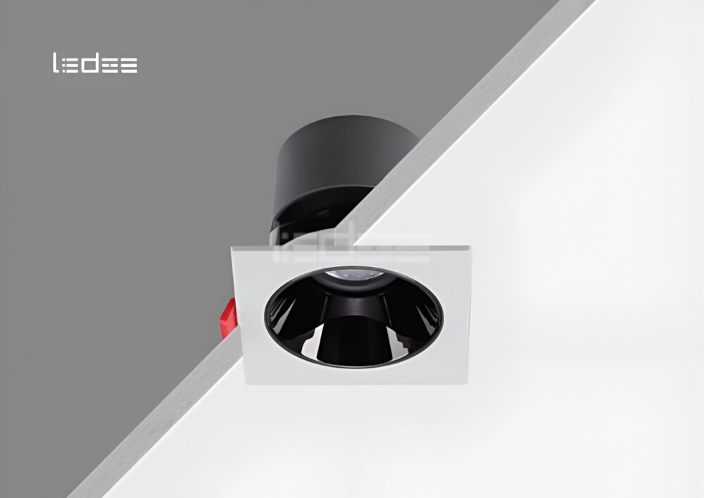 Các loại đèn văn phòng được sử dụng nhiều nhất 2026 2 Đèn LED chiếu sáng văn phòng GD665B thiết kế chóa sâu anti-glare