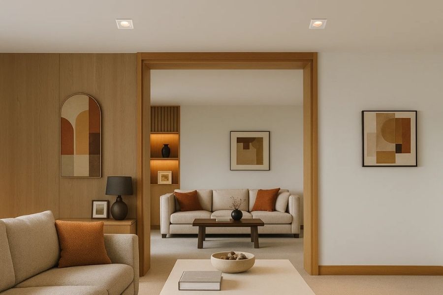 Đèn LED âm trần chỉnh hướng chiếu GD465B 10 ứng dụng đèn LED âm trần chỉnh góc chiếu GD465B Ledee