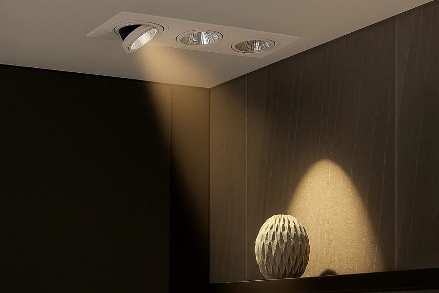 Đèn LED âm trần chỉnh hướng chiếu GD465B-3 10 Đèn LED âm trần chỉnh hướng chiếu GD465B-3 Ledee