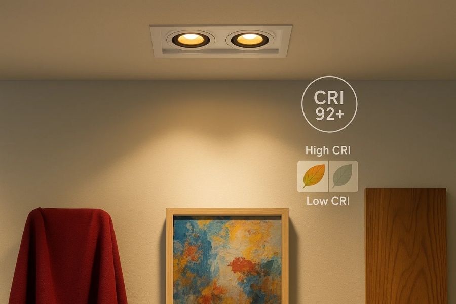 Đèn Spotlight âm trần RS265B-2 11 Đèn LED spotlight âm trần RS265B-2 Ledee có độ hoàn màu cao