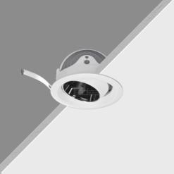SOLAR Series | Đèn LED âm trần chỉnh hướng chiếu DN102B SL2 Trim Có viền