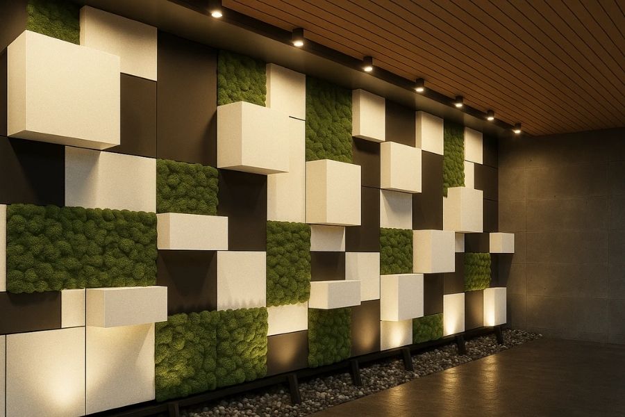 Đèn LED ốp nổi trần chiếu sáng kiến trúc tạo điểm nhấn