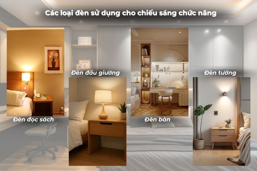 Các loại đèn sử dụng trong chiếu sáng chức năng