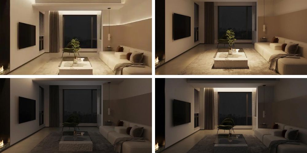 Phân tầng ánh sáng trong thiết kế hệ thống chiếu sáng nhà ở