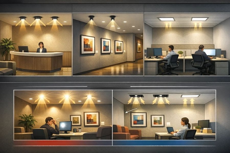 Độ chói ảnh hưởng tới trải nghiệm thị giác của con người