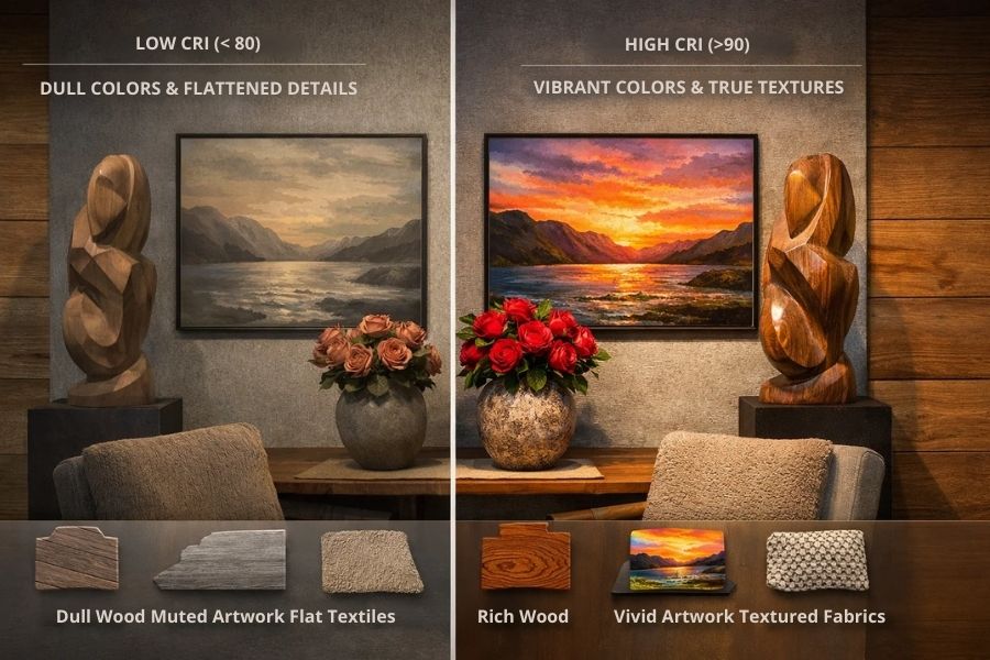 CRI - Chỉ số quan trọng trong thiết kế chiếu sáng công trình kiến trúc