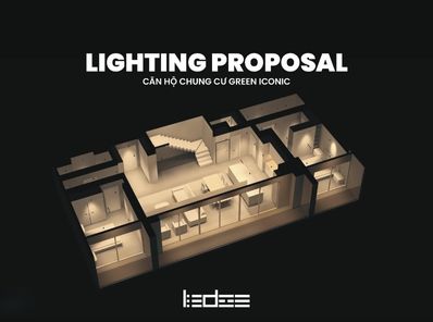 thiet ke chieu sang san vuon canh quan 10