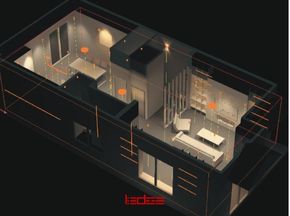 thiet ke chieu sang san vuon canh quan 4