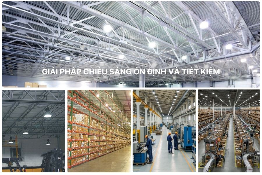 Giải pháp đèn LED nhà xưởng được thiết kế đúng chuẩn giúp nhà máy vận hành ổn định và chuyên nghiệp.