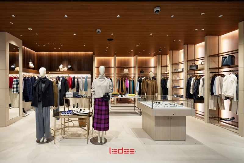 Bố trí đèn chiếu sáng cửa hàng để sản phẩm luôn nổi bật 5 Thiết kế ánh sáng cho cửa hàng