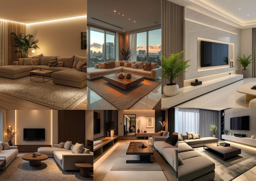 Thiết kế chiếu sáng căn hộ/chung cư cao cấp - Công thức 3 vùng sáng 2 Ánh sáng chung trong thiết kế chiếu sáng căn hộ/ chung cư cao cấp