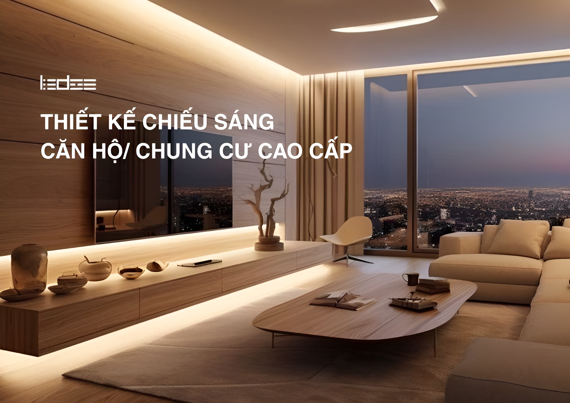Thiết kế chiếu sáng căn hộ/chung cư cao cấp - Công thức 3 vùng sáng 1 Thiết kế chiếu sáng căn hộ/chung cư cao cấp
