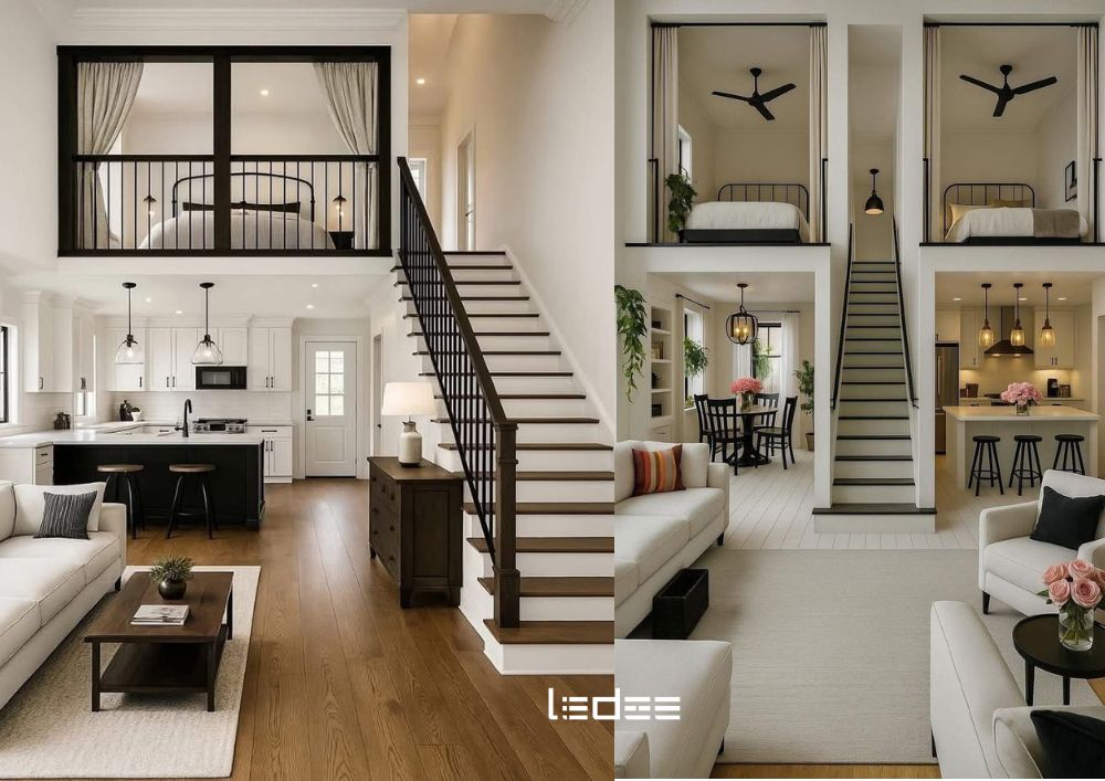 Hệ thống chiếu sáng trong nhà: Từ góc nhìn kỹ thuật đến trải nghiệm sử dụng 4 Sự tương tác giữa ánh sáng và vật liệu trong thiết kế chiếu sáng trong nhà