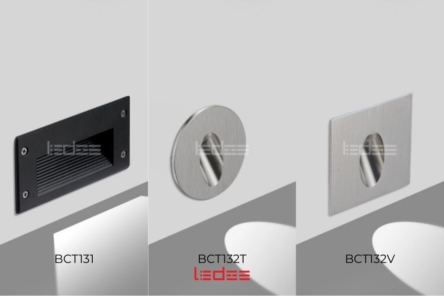 5 loại đèn chiếu sáng nghệ thuật 2026 mà dân kiến trúc cần cập nhật 18 Một số mẫu đèn LED nghệ thuật âm tường của LEDEE