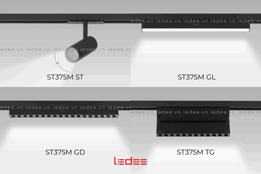 5 loại đèn chiếu sáng nghệ thuật 2026 mà dân kiến trúc cần cập nhật 14 Một số dòng đèn LED nghệ thuật ray nam châm tiêu biểu của LEDEE